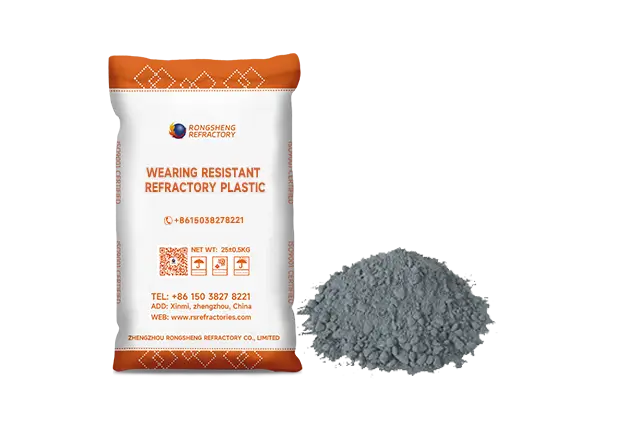 Wearing Resistant Refractory Plastic